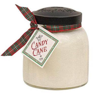 Candy Cane Papa Jar Candle - The Fox Decor